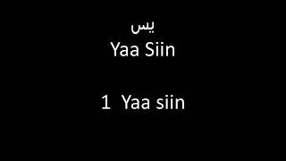 Surat Yasin Terjemahan Arab dan Latin INDONESIA [upl. by Barnard]