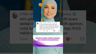 Begini suara NABILA RAZALI Jika musik dihilangkan nabilarazali nabila malaysia [upl. by Adley]