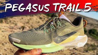 NIKE PEGASUS TRAIL 5 REVIEW UltraSersh [upl. by Nwahsyar603]