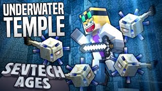 Minecraft SevTech  UNDERWATER TEMPLE  Age 2 10 [upl. by Sievert43]