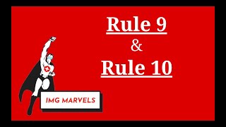 SJT COURSE  RULES 9 AND 10 [upl. by Hutchins]