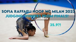 Sofia Raffaeli hoop final WC Milanfull analysis [upl. by Lorianna]