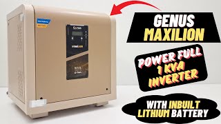 Best Lithium Ion Battery Inverter Review  Genus MaxiLion Full Review and Test  Best Inverter 2024 [upl. by Heid]