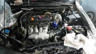 First time run after build Accord CL9 Turbo GTX2863R [upl. by Eciuqram]