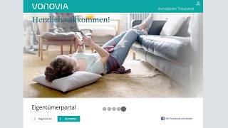 Vonovia Immobilien Treuhand  Tutorials quotRegistrierungsprozess für die neue App Appquot [upl. by Sauls]