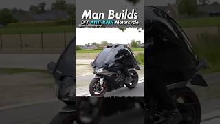 Man Builds DIY ANTIRAIN Motorcycle  Incredible Mod for AllWeather Riding [upl. by Vivian]