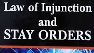 Law of injunction and Stay Orders [upl. by Nevek]