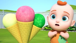 Yummy Rainbow Ice Cream  Ice Cream Song  Boo Kids Song amp Nursery Rhymes [upl. by Yi220]