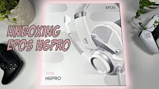 Unboxing EPOS H6PRO Open Acoustic Wired Gaming Headset [upl. by Ientruoc]