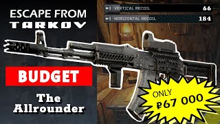 EFT  67K Allrounder AK74M  Budget Weapon Build Low Level Traders [upl. by Brownley530]