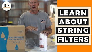 Plumber Teaches about String Sediment Filters for Whole House Filters [upl. by Eylk]