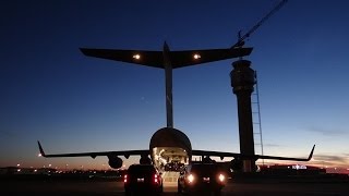 C17 Night Take Off [upl. by Radborne]