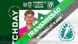 MARINGÁ FC X GRÊMIO  Campeonato Paranaense Sub 17 [upl. by Avat]