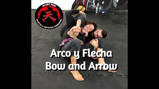 Arco y flecha BJJ  Bow and Arrow Brazilian JiuJitsu [upl. by Enirroc]