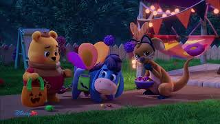 Playdate with Winnie The Pooh  Eeyore Goes Trick or Treating EXCLUSIVE CLIP [upl. by Lletnwahs]