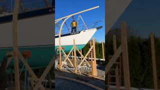 Restoring a 35 Year Old Sailboat ⛵️ boatwork boatbuilding refit [upl. by Shu]