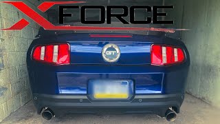 1114 Mustang Gt Xforce Active Exhaust Review [upl. by Sellihca]