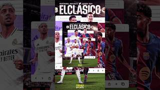 Real Madrid VS Barcelona Live El Clasico Lineups and Update elclasico fcbarcelona realmadrid [upl. by Litton]