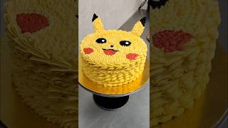 Pikachu cake  cartun cake design shorts shortvideo shortfeed trendingshorts viralvideo [upl. by Eillah997]