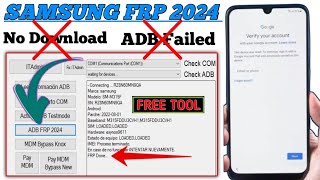 Samsung Frp Unlock 2024  No ADB Failed  No Download Mode  Samsung New Frp Unlock Tool Free [upl. by Dallas]