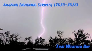 Amazing Lightning Strikes Compilation [upl. by Nostrebor]