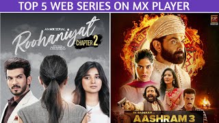 top 5 web series on mx player shorts shortvideo shortsfeed mxplayer [upl. by Lednyc]