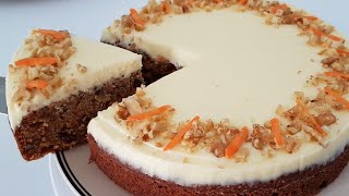 Carrot Cake Recipe  How To Make Carrot Cake [upl. by Gassman]