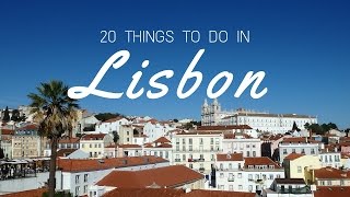 LISBON TRAVEL GUIDE  Top 20 things to do in Lisbon Portugal [upl. by Daile894]