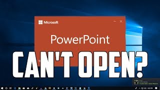 How To Fix PPT PowerPoint File is not Opening in Windows 10 PC [upl. by Laetitia725]