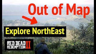 Explore NorthEast Out of Map in Red Dead Redemption 2 RDR2 Kamassa River Source [upl. by Auqinehs76]