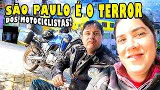 ATENÇÃO COM OS PERIGOS DE ANDAR DE MOTO EM SÃO PAULO  SP  VIAGEM DE MOTO EM SÃO PAULO [upl. by Nodyarb]