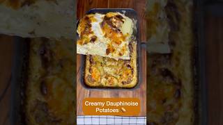 Tastiest Dauphinoise Potatoes🥔creamy potatorecipe gourmet cooking delicious comfortfood [upl. by Jowett]