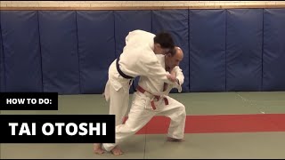 How to do Tai Otoshi [upl. by Siocnarf]