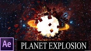 Planet explosion after effect tutorial by MEHRAS productions [upl. by Casaleggio]