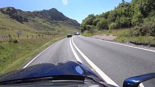 Two F15s Low Pass While Driving to Mach Loop [upl. by Ellitnahc]