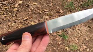 Ray Mears Woodlore Clone Custom Knife by Rich V overview [upl. by Kippy643]