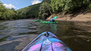 Lehigh River Kayak Section 3 Jim Thorpe to Bowmanstown 638cfs [upl. by Suiravad111]