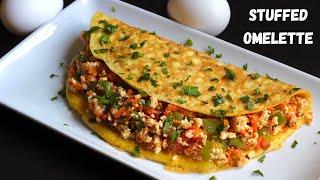 Healthy Stuffed Omelette That Will Keep You Full  Easy High Protein Meal Idea For Weight Loss [upl. by Stesha]