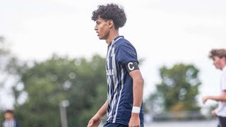 Muneer Hussein Mid Season high school soccerfootball highlights 2024 [upl. by Aviv]