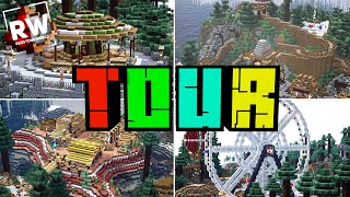 Rotsteinpark Rundtour mit TJC  Der BESTE Minecraft Freizeitpark  Rotsteinpark 200 [upl. by Yregram]