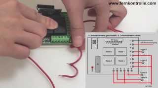 4 Kanal Funk Lichtschalter für Elektrische Geräte S4CDC amp C4 9v 12v 24v [upl. by Cormack]