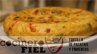 EL COCINERO FIEL 437 TORTILLA DE PATATAS Y PIMIENTOS [upl. by Jurgen]