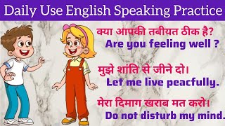 Daily Use English Sentences  English Bolna Sikhe Aasani Se  English Speaking Practice kgenglish [upl. by Edsel]