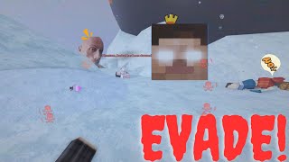 Roblox  EVADE  Escape from the Nextbots on a massive server [upl. by Sculley]