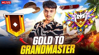 🔴Live Dominating Top 1 Grandmaster V Badge Lobby🗿😤Serious Grandmaster Pushing😡Garena Free Fire [upl. by Nafis]