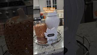 How To Create A Quick and Easy Kitchen Island Fall Decor 🍂 fall home homedecor kitchen [upl. by Mallon59]