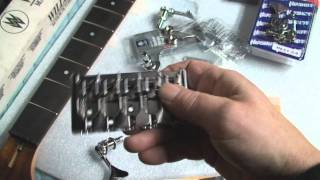 Warmoth 5 String Bass Guitar Assembly Part 1 [upl. by Mellen]