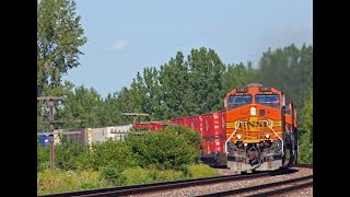 Following the BNSF Chillicothe Sub Part 6 Edelstine IL 2002 [upl. by Alejandro]