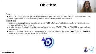 Associação de SNVs nos genes CXCR4 SELL e FCGR3B nas vias de extresse oxidativo e à periodontite [upl. by Semela]