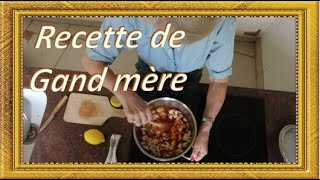 Recette de grand mère Les champignons à la Greque [upl. by Alaekim316]